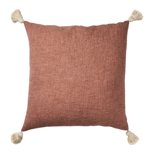 LOLLY Cushion cover, Coral/beige