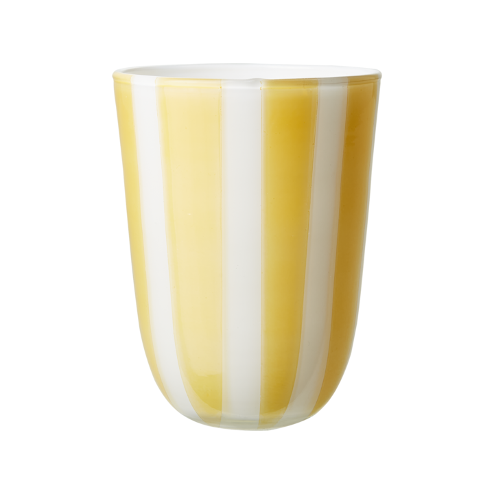 CIRCUS Tea light holder M, Yellow/white