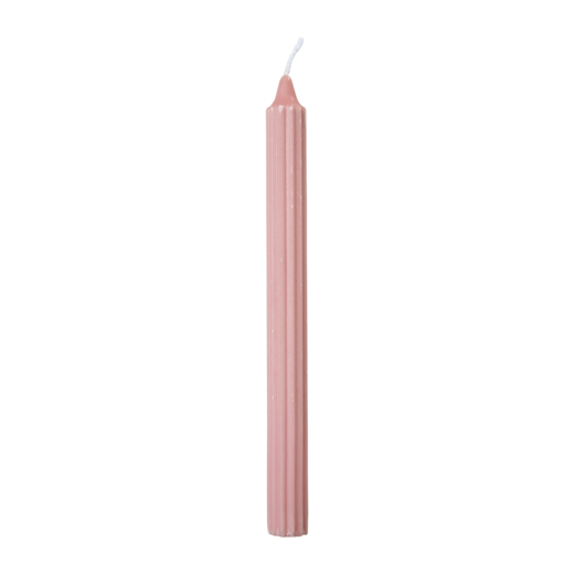 COLOURED TAPER Taper candle, Pink