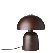 FUNGI Lámpara de mesa S, Marrón oxidado