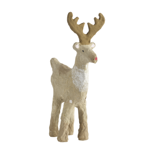 ANNIE Dekorationshirsch, Beige