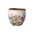 SPRING Pot, White/green/pink