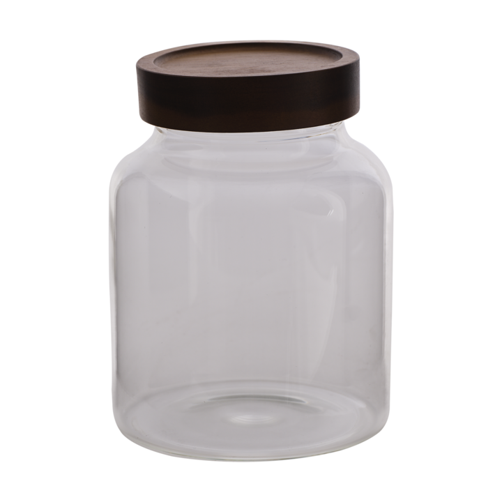 KALLE Pot avec couvercle, Clair/marron
