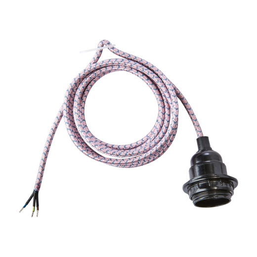 ELECTRO Cord, Pink/grey