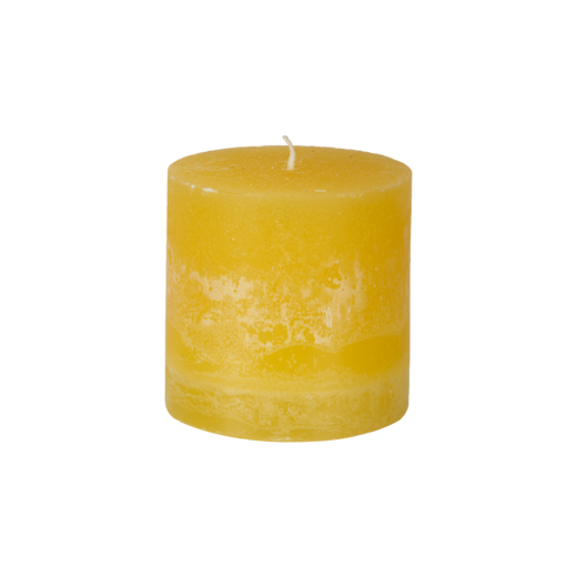 COTE NORD Pillar candle, Light yellow