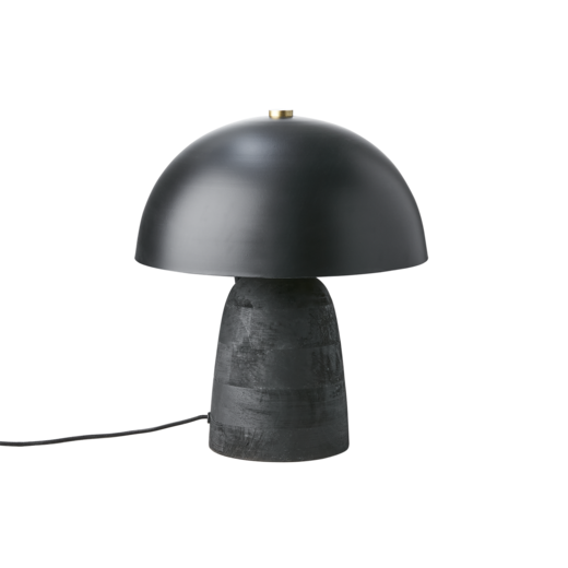 FUNGI Tischlampe/Limited Edition M, Schwarz