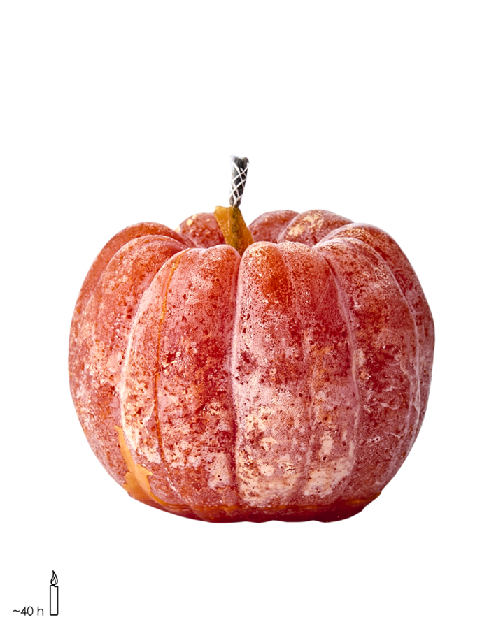 EVENT Outdoor pumpkin candle, Dark orange