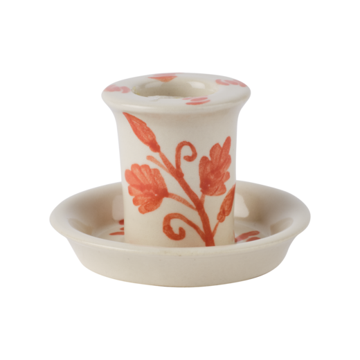 LISETT Candle holder, Off white/apricot