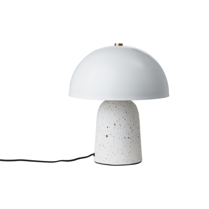 FUNGI Table lamp/Limited Edition M, White/black