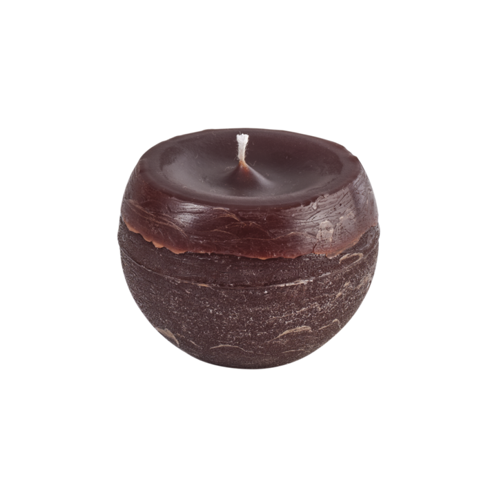 COTE NORD Ball candle, Brown