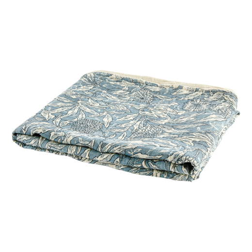 AGNES Bordsduk, Blå/elfenben