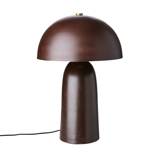FUNGI Table lamp L, Rusty brown