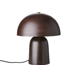 FUNGI Lámpara de mesa M, Marrón oxidado
