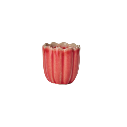 HULDA Egg cup, Coral red