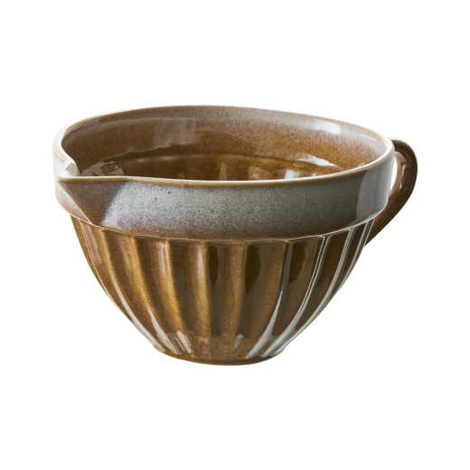 COSTA Bowl with spout, Moutarde/multicolor