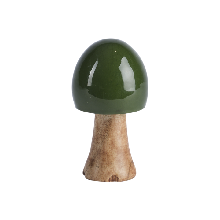 TIM Decoration mushroom, Green/natural