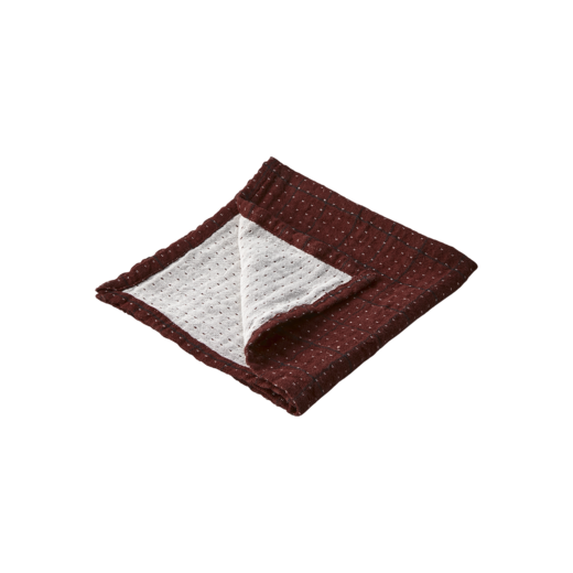 ELSA Napkin, Bordeaux/black