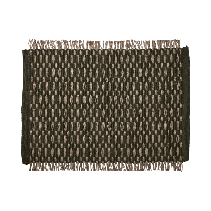 ELINA Placemat, Olive green/natural