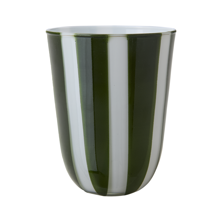 CIRCUS Tea light holder M, Green/white