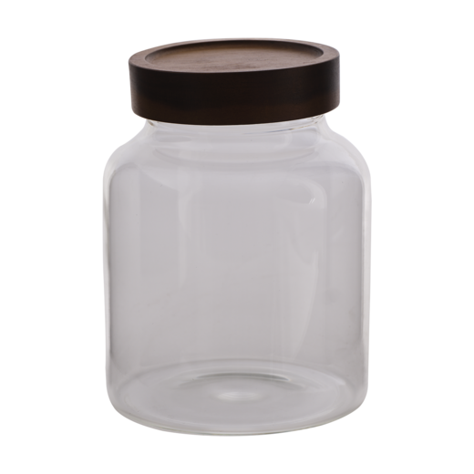 KALLE Pot avec couvercle, Clair/marron