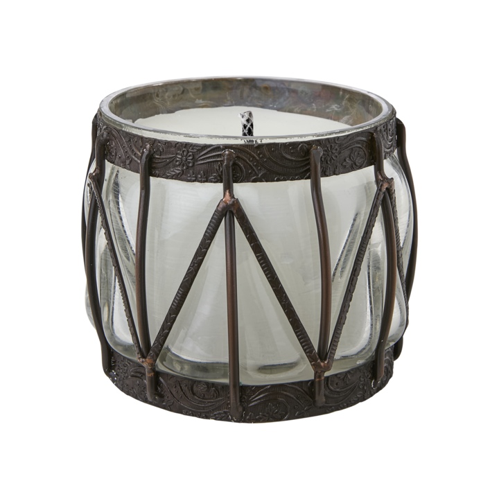 EVENT Outdoor candle, Clear/brown