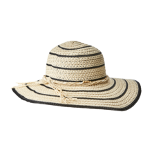 SAN REMO Straw hat, Natural/black
