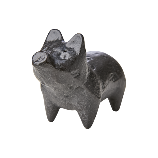 GLOBETROTTER Cerdo decorativo, Negro