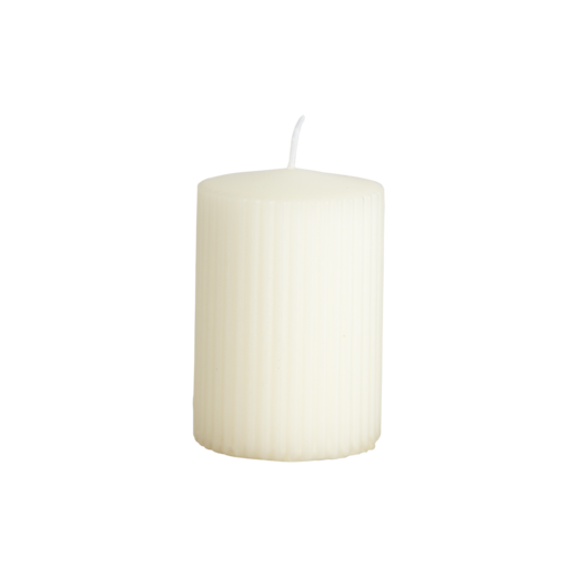 RILL Pillar candle, Eggshell