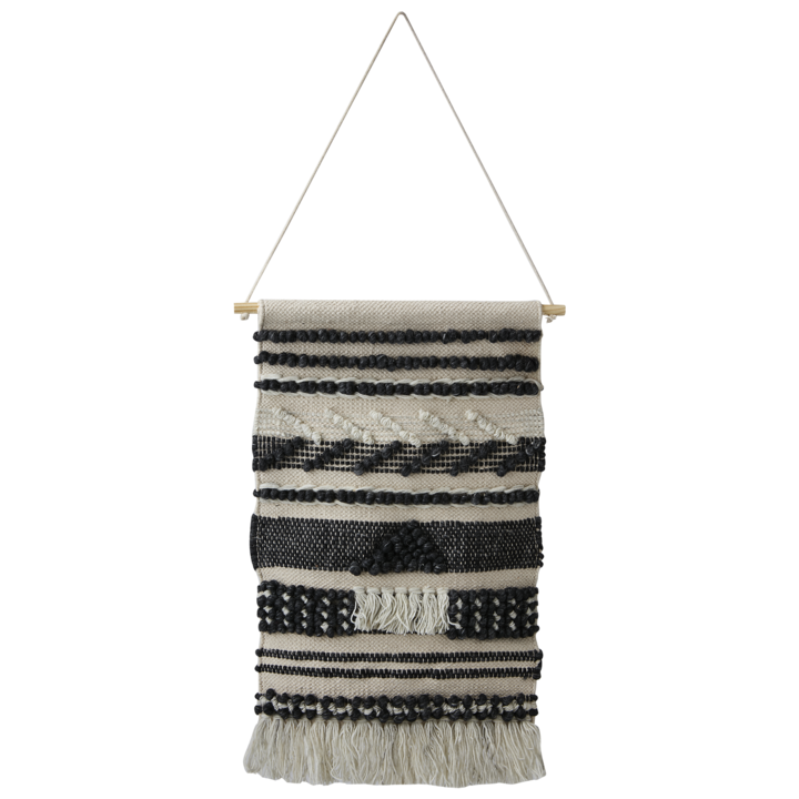 MINNA Wall decoration, Dark grey/white