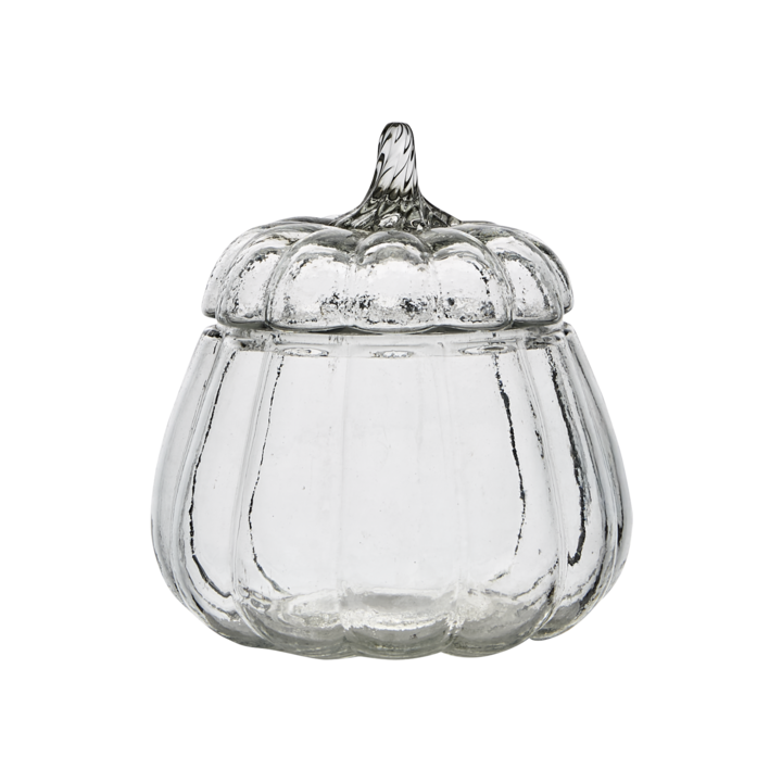 PUMPKIN Bowl with lid M, Clear